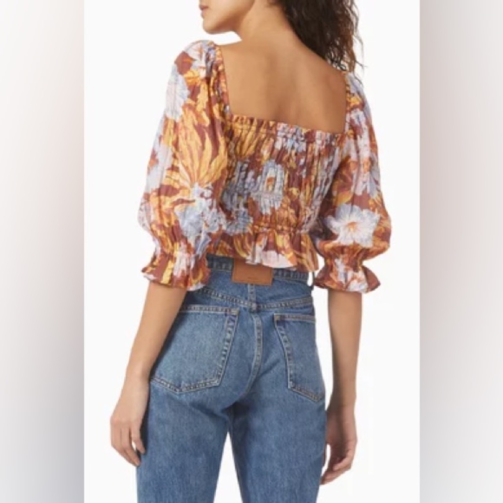 MINKPINK Serena Shirred Blouse - Picture 3 of 7